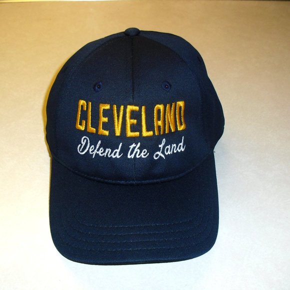 Cleveland Cavaliers Defend the Land Mens Adjustable Strapback hat New Nba - Picture 1 of 3